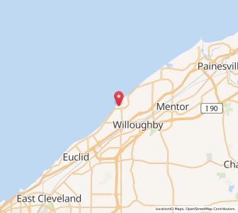 Map of Timberlake, Ohio