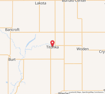Map of Titonka, Iowa