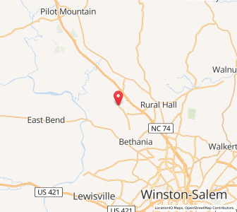 Map of Tobaccoville, North Carolina