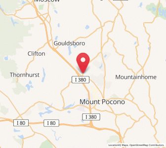 Map of Tobyhanna, Pennsylvania