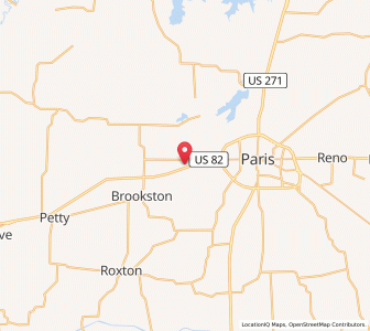 Map of Toco, Texas