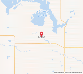 Map of Tolna, North Dakota