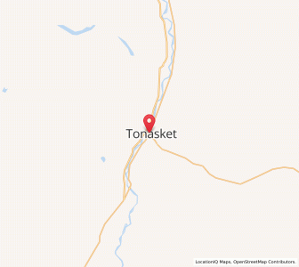 Map of Tonasket, Washington