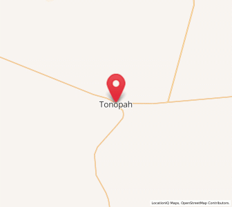 Map of Tonopah, Nevada