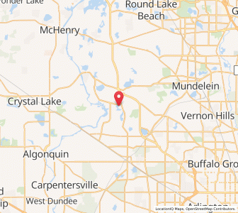 Map of Tower Lakes, Illinois