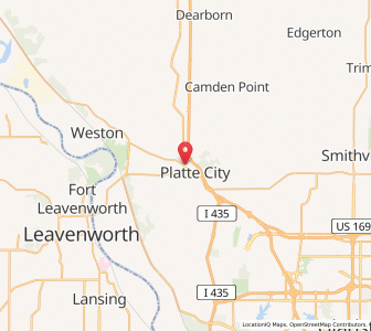 Map of Tracy, Missouri