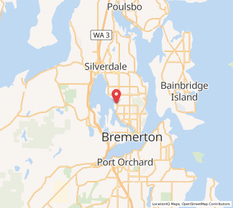 Map of Tracyton, Washington