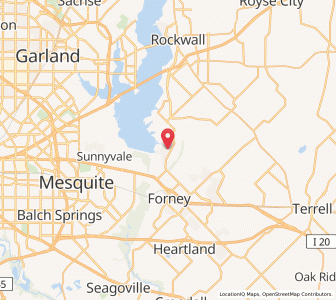 Map of Travis Ranch, Texas