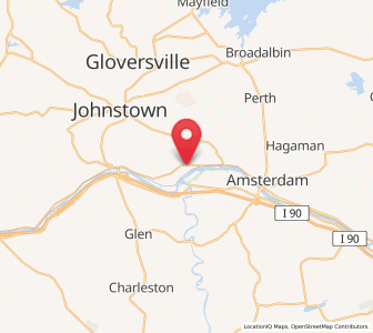 Map of Tribes Hill, New York