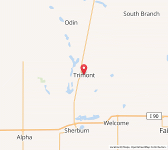 Map of Trimont, Minnesota