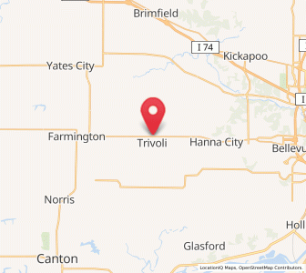 Map of Trivoli, Illinois