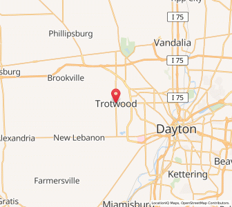 Map of Trotwood, Ohio