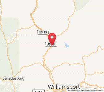 Map of Trout Run, Pennsylvania