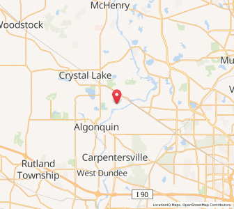 Map of Trout Valley, Illinois