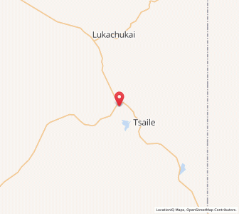 Map of Tsaile, Arizona