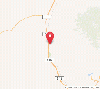 Map of Tubac, Arizona