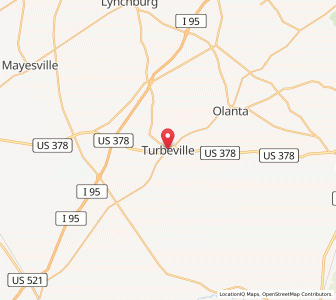 Map of Turbeville, South Carolina