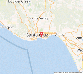 Map of Twin Lakes, California