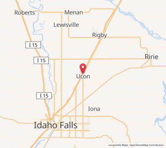 Map of Ucon, Idaho
