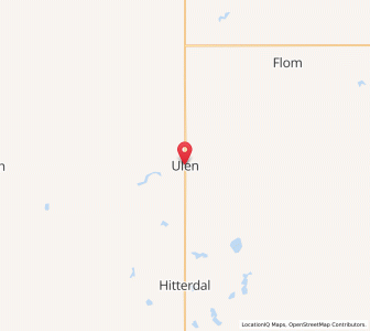 Map of Ulen, Minnesota
