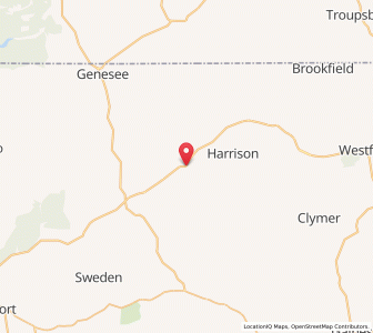 Map of Ulysses, Pennsylvania