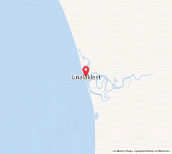 Map of Unalakleet, Alaska