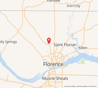 Map of Underwood-Petersville, Alabama
