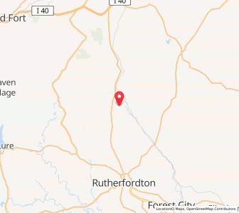 Map of Union Mills, North Carolina