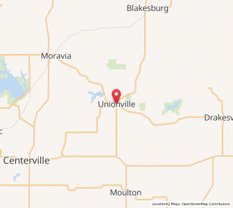 Map of Unionville, Iowa