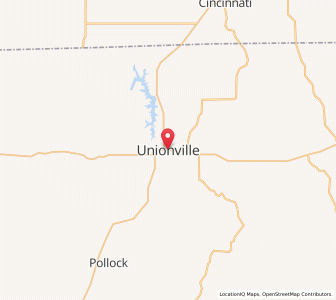 Map of Unionville, Missouri