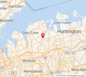 Map of Upper Brookville, New York