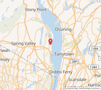 Map of Upper Nyack, New York