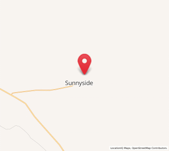 Map of Upper Sunnyside, Utah