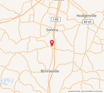 Map of Upton, Kentucky