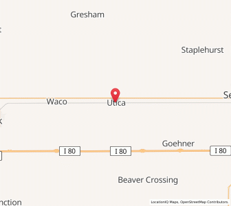 Map of Utica, Nebraska