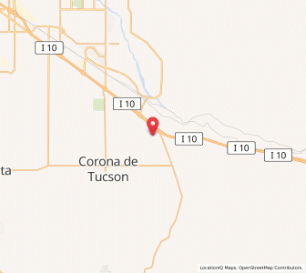 Map of Vail, Arizona