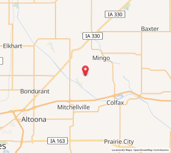 Map of Valeria, Iowa