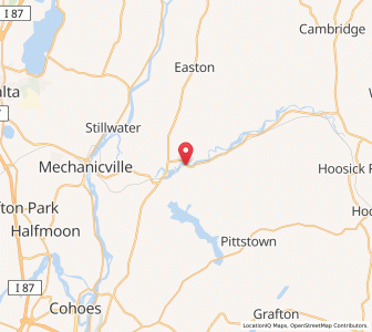 Map of Valley Falls, New York