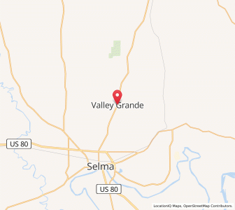 Map of Valley Grande, Alabama