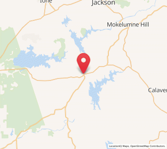 Map of Valley Springs, California