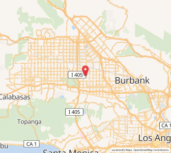 Map of Van Nuys, California