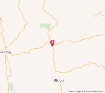 Map of Vanderpool, Texas