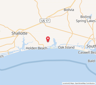 Map of Varnamtown, North Carolina