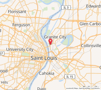 Map of Venice, Illinois