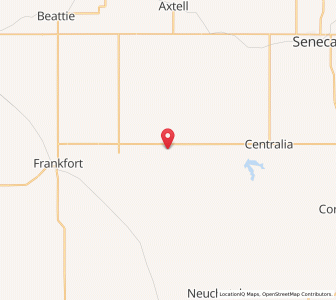Map of Vermillion, Kansas