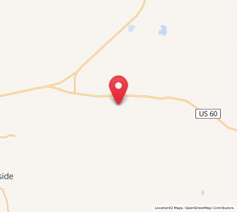 Map of Vernon, Arizona