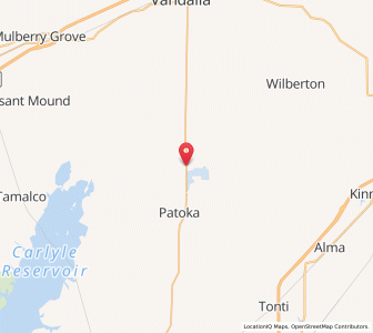 Map of Vernon, Illinois