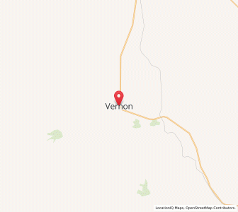 Map of Vernon, Utah