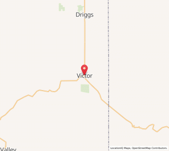 Map of Victor, Idaho