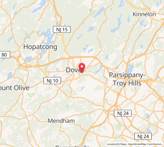 Map of Victory Gardens, New Jersey